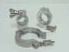 Hinged Clamps, Aluminum - ISO KF Hardware