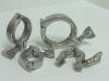 Hinged Clamps, Stainless Steel - ISO KF Hardware